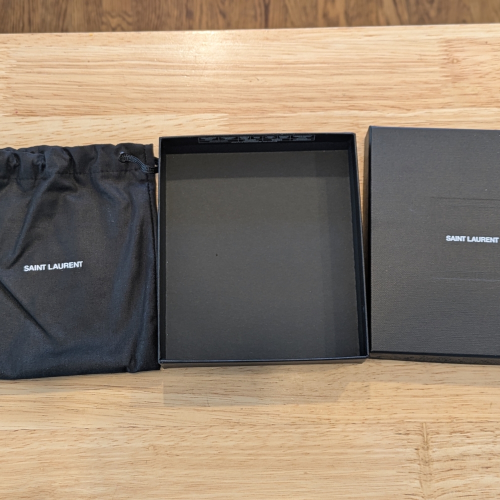 Saint Laurent Black Box and Dust Bag